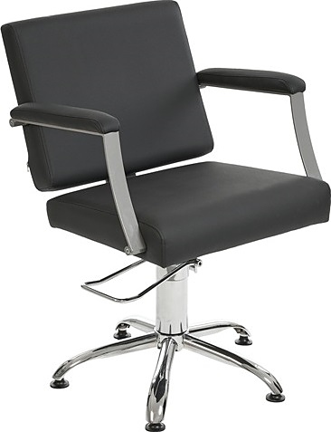 Кресло парикмахерское Имидж Мастер ОКСФОРД черное