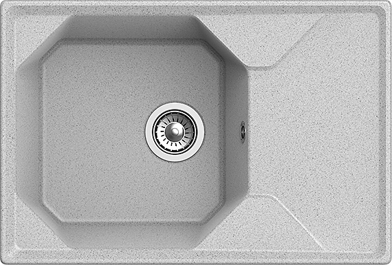 Кухонная мойка GranFest Unique GF-U-740L серый
