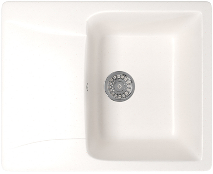 Мойка кухонная Mixline ML-GM26 (331) 47х58 см белая