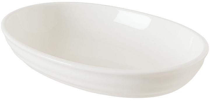 Блюдо овальное с бортом Bonna Белый 78691 Потт 220х150 мм
