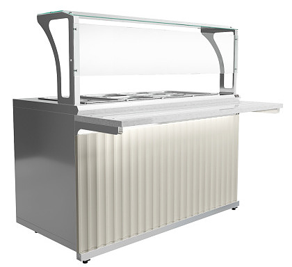 Мармит вторых блюд паровой Luxstahl МВП (С)-1500 Premium Elegia (Элегия)