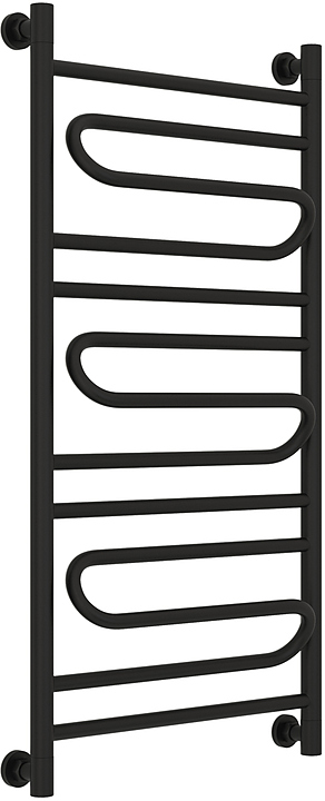 Полотенцесушитель водяной Сунержа Элегия+ 100x50 см матовый черный