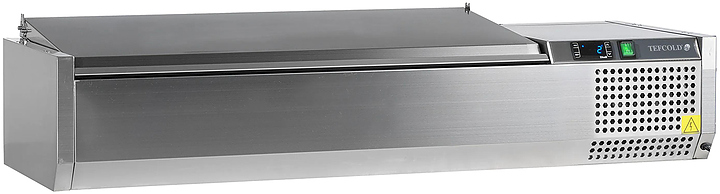Витрина холодильная TEFCOLD VK38-120 S/S LID