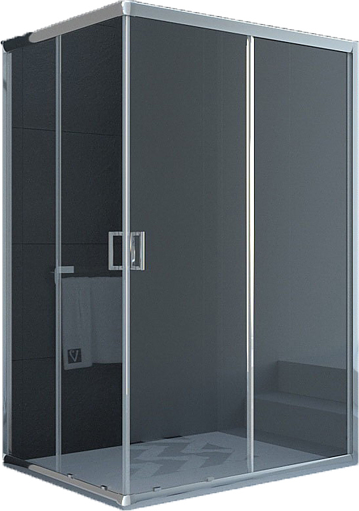 Уголок душевой Veconi Rovigo RV10-12080PR-01-19C1 120х80х195 см, раздвижная
