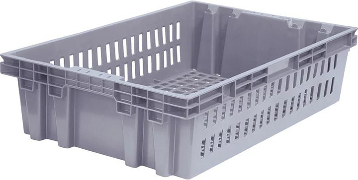 Ящик для хлеба ТАРА.РУ 403 ВС 600х400х152 мм серый