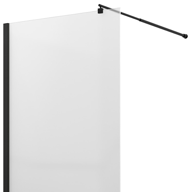 Душевое ограждение Wasserkraft Rur 30W39MB-MG 2000х900 мм черный