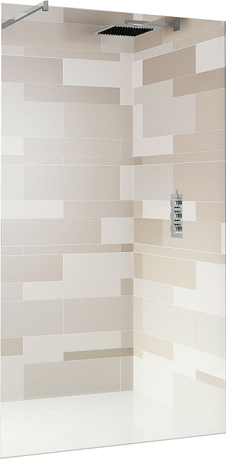 Душевая перегородка RIHO SCANDIC S400 FLAT 95x200 см