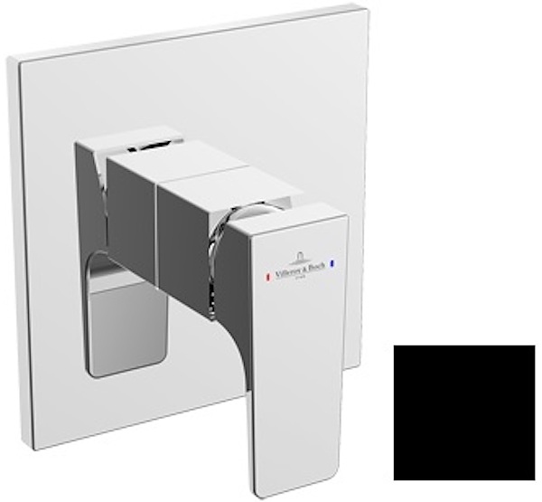 Смеситель для раковины встраиваемый Villeroy & Boch Architectura Square TVS125002000K5 черный