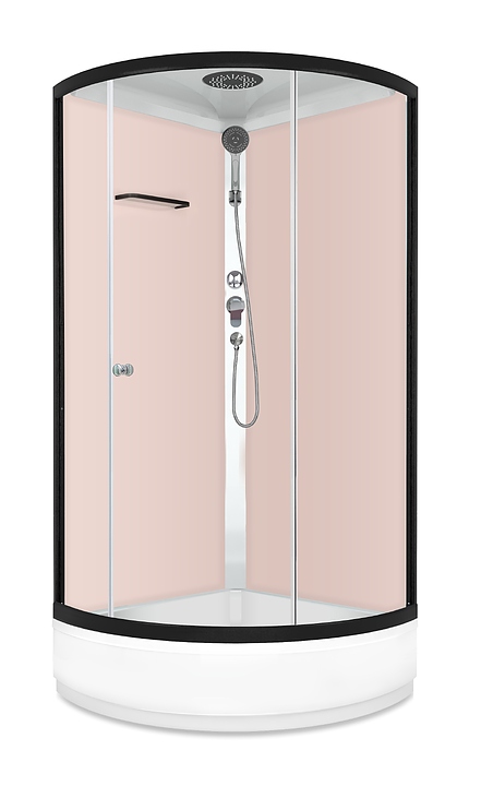 Душевая кабина Domani-Spa Simple 99 mid DS01Sm99MPcCl00 90х90 см