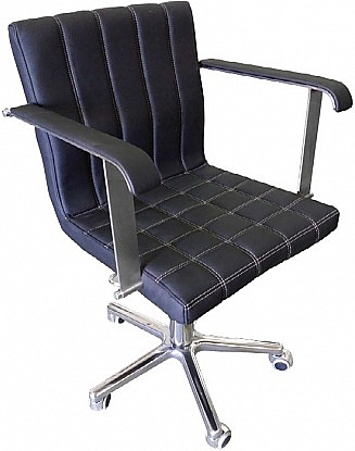 Кресло парикмахерское Пластэк-Техник Окта с круглым основанием