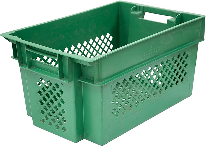 Ящик для овощей и фруктов ТАРА.РУ 108 600х400х300 мм зеленый