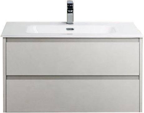 Тумба с раковиной BelBagno KRAFT-900-2C-SO-BO + LOV-900-LVB белый матовый