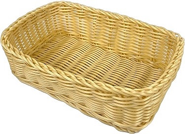 Корзина для хлеба MGprof 69553 полиротанг, бежевая