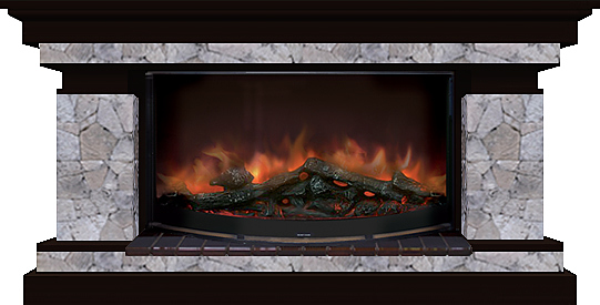 Камин Glenrich Брайтон R 86 Марсель венге