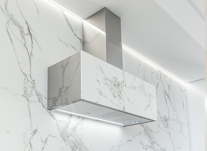 Вытяжка кухонная Pando P-745/90 IX-DEKTON AURA15 V.1050 ECO SEC PLUS