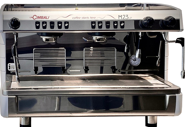 Кофемашина La Cimbali M23 Up C/2 VA полуавтомат, высокие группы, белая