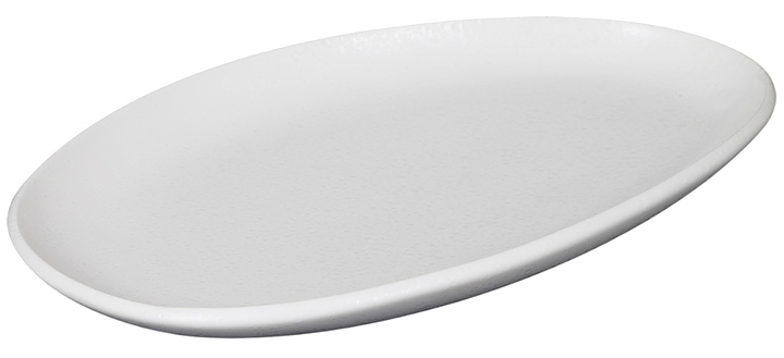 Блюдо овальное Китай Corone Cristallo 25048 11" 282х184х28 мм белый