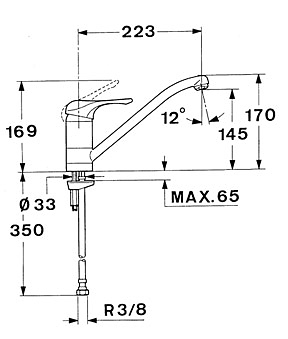 Смеситель Teka MB L хром