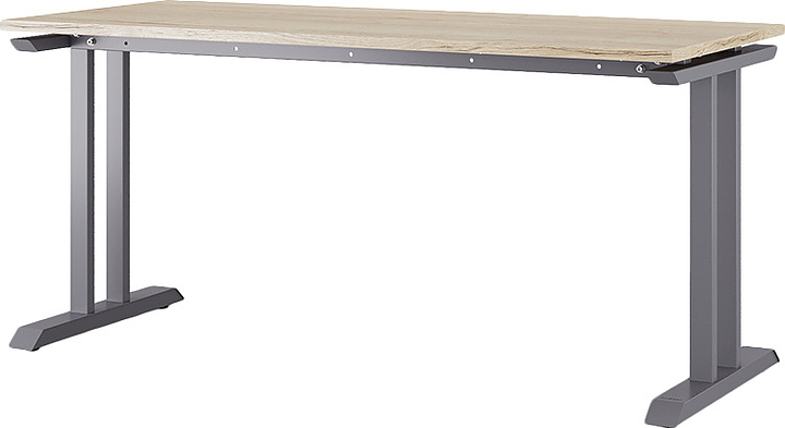 Стол офисный КОБОР T-160/80 graphite/natural