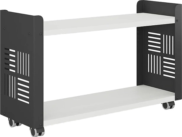 Стеллаж мобильный КОБОР SМ2-90/30 black/premium