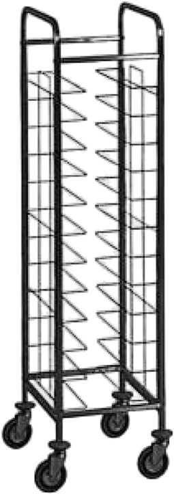 Тележка-шпилька для подносов Metalcarrelli 1472 U