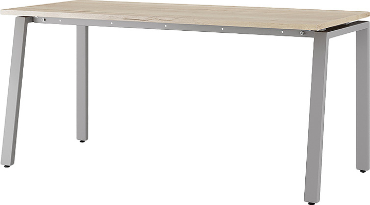 Стол офисный КОБОР AB-180/80 aluminum/natural