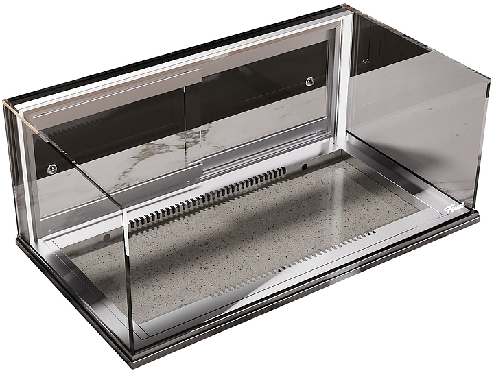 Витрина кондитерская Finist Glassier58 Stone Gst-14/65/3