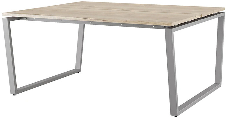 Стол офисный КОБОР OTR/2-100/160 aluminum/natural