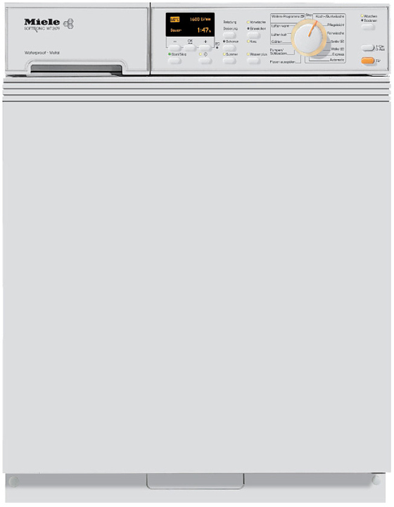 Встраиваемая стирально-сушильная машина Miele WT 2679 i WPM сталь