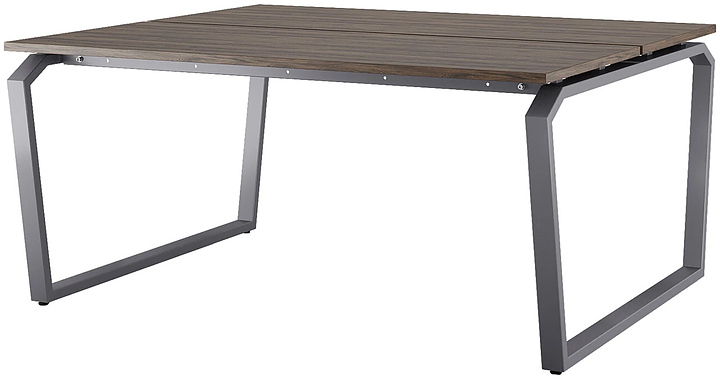 Стол офисный КОБОР TB/2-120/140 graphite/charlston