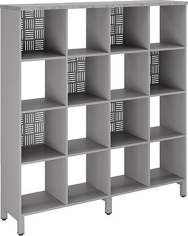 Стеллажная система КОБОР SQ-4X4 aluminum/chicago