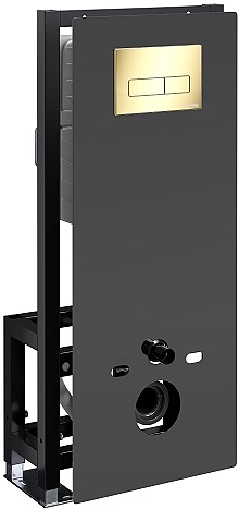 Система инсталляции для подвесного унитаза Wasserkraft Glan 66TLT.010.ME.BL.PG03