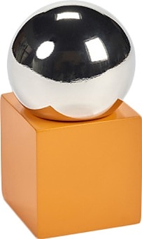 Мельница для перца Serax V8018001, 46х46х99 мм, АБС-пластик / нержавеющая сталь / металлический измельчитель, оранжевая / серебро