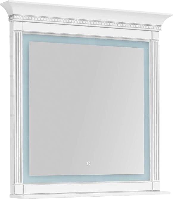 Зеркало Aquanet Селена 105 белое/серебро