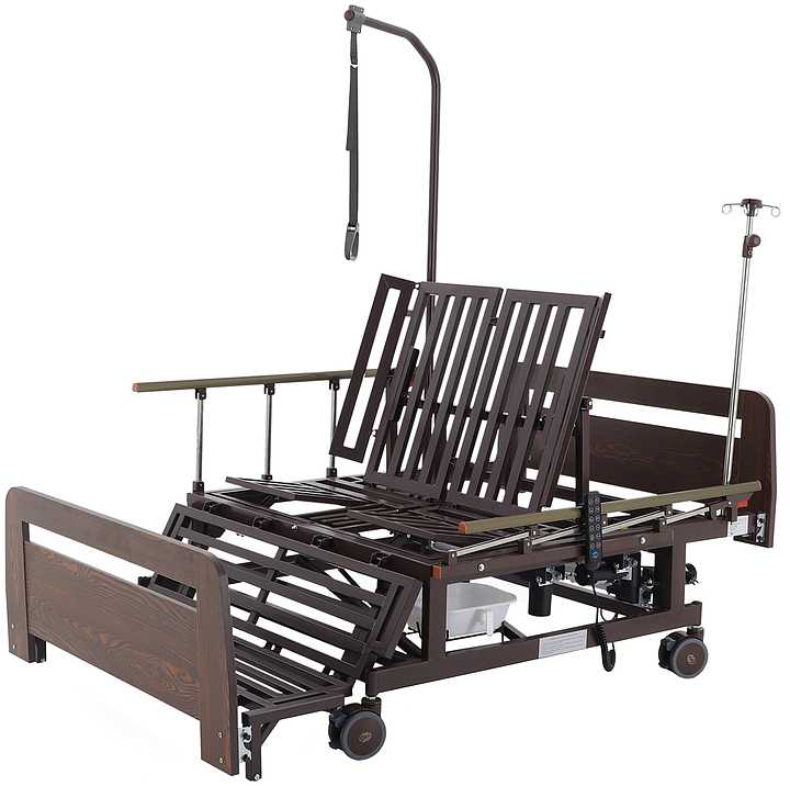 Кровать медицинская электрическая Med-Mos DB-11А (ЛДСП венге) с РУ