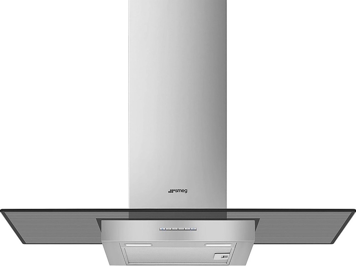 Вытяжка кухонная SMEG KBT900VE нерж. сталь / стекло