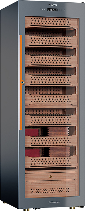 Шкаф для сигар MEYVEL MC-376BK (PRO)