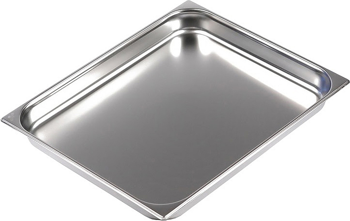 Гастроемкость Rosso GN 2/1-65 (650х530x65) нерж. сталь