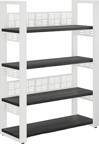 Стеллаж открытый КОБОР SO4-140/36 white/wood