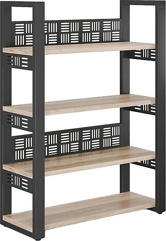 Стеллаж открытый КОБОР SO4-60/36 black/natural