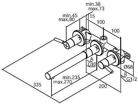 Смеситель Damixa Mercur 14702