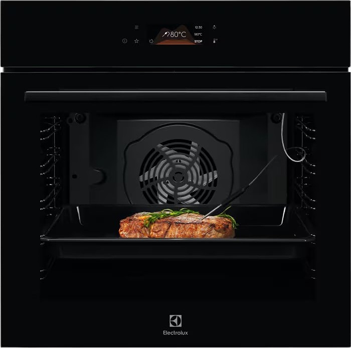 Духовой шкаф с пароувлажнением Electrolux COD8H39Z черный / стекло