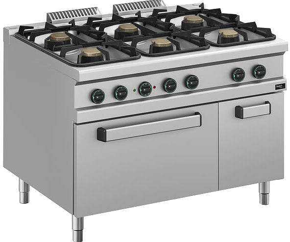 Плита газовая Apach Cook Line APRG-129FE/PL