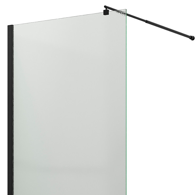 Душевое ограждение Wasserkraft Rur 30W46MB-TXG 2000х1100 мм черный