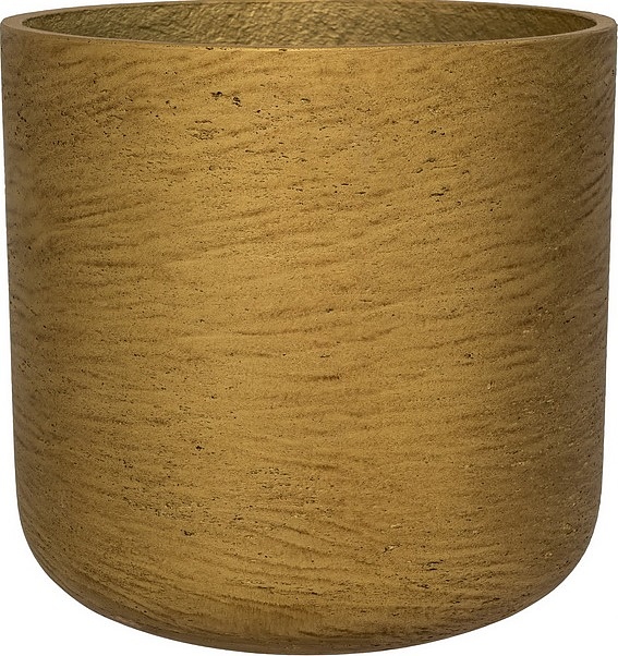 Кашпо Pottery Pots Charlie (12х11,5 см) золотой металлик