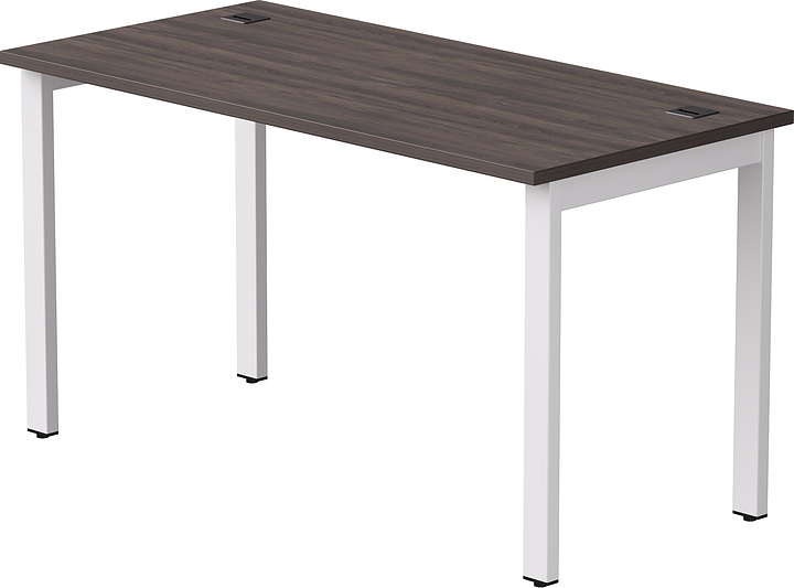Стол офисный Everprof EVO 1380х670х755 мм (ЛДСП / металл) дуб пасадена / белый