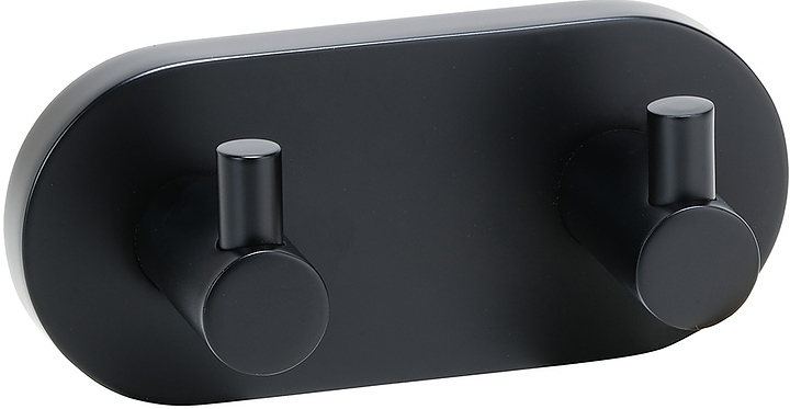 Крючок двойной на планке Bemeta Dark 104405200