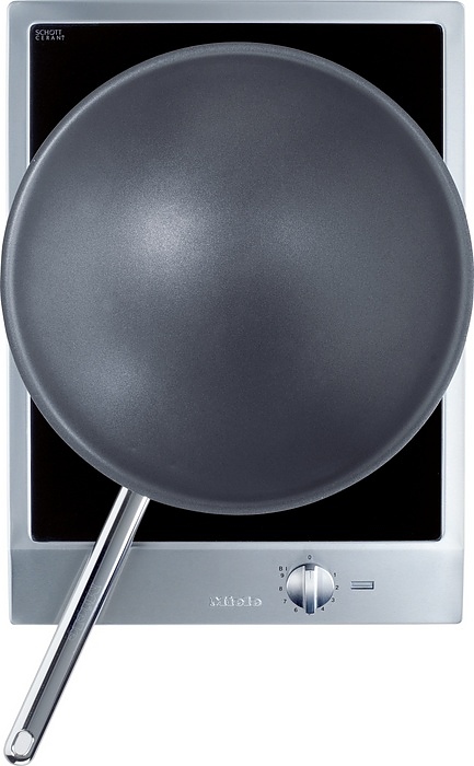 Встраиваемая панель WOK домино Miele CS 1223 I сталь