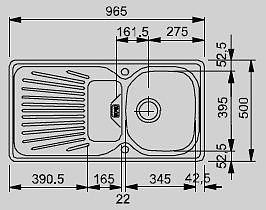 Мойка Franke MOX 681 матовая