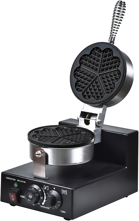 Вафельница Kocateq GH 15B FB в форме цветка, пластина Ø18,5 см